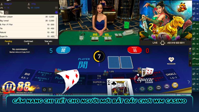 Cẩm nang chi tiết cho người mới bắt đầu chơi WM Casino