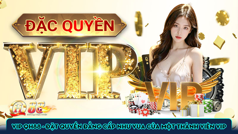 VIP QH88 - Đặt quyền đẳng cấp như VUA của một thành viên VIP