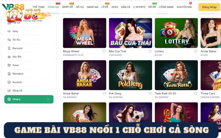 Nhà cái Vb88 và những game bài hấp dẫn tân thủ - Hình số 5 Game bài tại nhà cái Vb88 – ngồi một chỗ chơi cả sòng bài