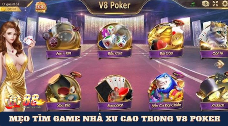 Game bài V8 Poker có lừa đảo không? Mẹo tìm game ngon - Hình số 5 Mẹo tìm game nhả xu cao trong game bài V8 Poker